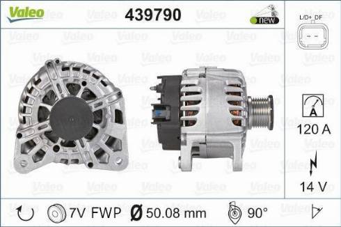 Valeo TG12C092 - Laturi inparts.fi