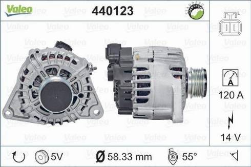 Valeo TG12C033 - Laturi inparts.fi