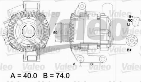 Valeo TG12C109 - Laturi inparts.fi