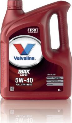 Valvoline ML5W40 - Moottoriöljy inparts.fi