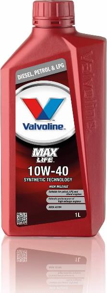 Valvoline MAXLIFE10W401L - Moottoriöljy inparts.fi