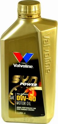 Valvoline SP0W40 - Moottoriöljy inparts.fi