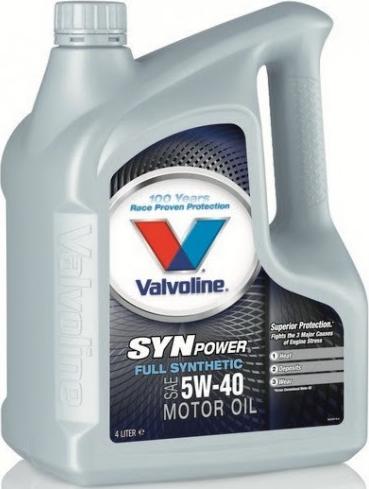 Valvoline SYNPOWER5W404L - Moottoriöljy inparts.fi