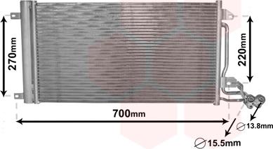 Van Wezel 49005038 - Lauhdutin, ilmastointilaite inparts.fi