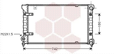 Van Wezel 49002019 - Jäähdytin,moottorin jäähdytys inparts.fi