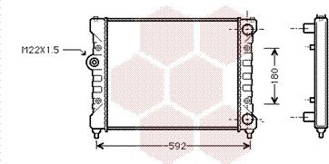 Van Wezel 49002024 - Jäähdytin,moottorin jäähdytys inparts.fi