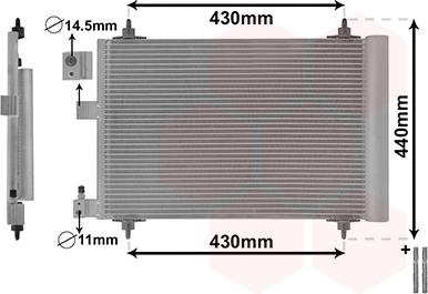 Van Wezel 40005193 - Lauhdutin, ilmastointilaite inparts.fi