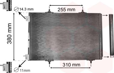 Van Wezel 40005291 - Lauhdutin, ilmastointilaite inparts.fi