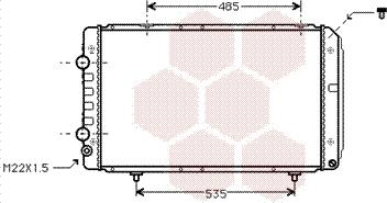 Van Wezel 40002147 - Jäähdytin,moottorin jäähdytys inparts.fi