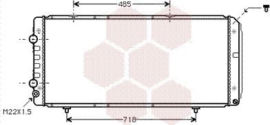 Van Wezel 40002151 - Jäähdytin,moottorin jäähdytys inparts.fi