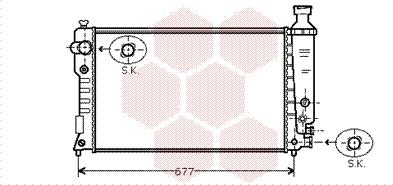 Van Wezel 40002127 - Jäähdytin,moottorin jäähdytys inparts.fi