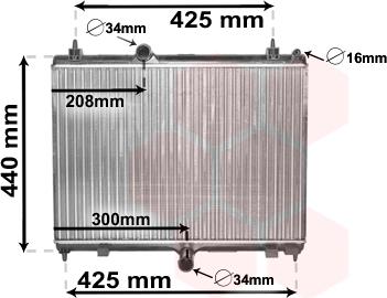 Van Wezel 40002358 - Jäähdytin,moottorin jäähdytys inparts.fi