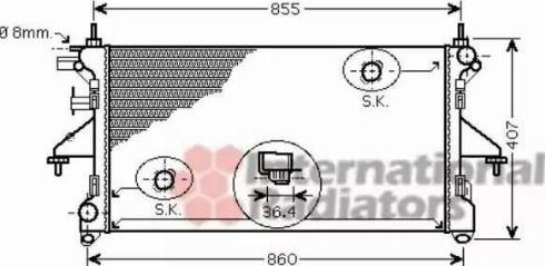 Van Wezel 40002305 - Jäähdytin,moottorin jäähdytys inparts.fi