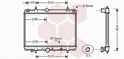 Van Wezel 40002200 - Jäähdytin,moottorin jäähdytys inparts.fi