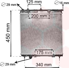 Van Wezel 40002288 - Jäähdytin,moottorin jäähdytys inparts.fi