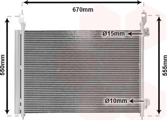 Van Wezel 43005466 - Lauhdutin, ilmastointilaite inparts.fi