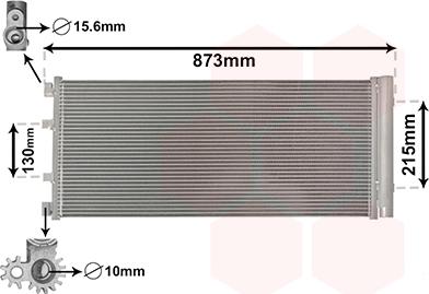 Van Wezel 43005475 - Lauhdutin, ilmastointilaite inparts.fi