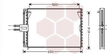 Van Wezel 43005189 - Lauhdutin, ilmastointilaite inparts.fi