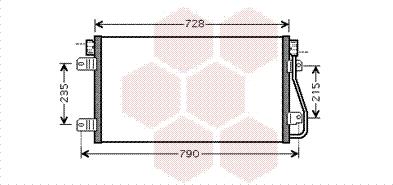 Van Wezel 43005348 - Lauhdutin, ilmastointilaite inparts.fi