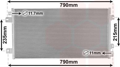 Van Wezel 43005342 - Lauhdutin, ilmastointilaite inparts.fi