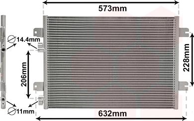 Van Wezel 43005317 - Lauhdutin, ilmastointilaite inparts.fi