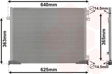 Van Wezel 43005339 - Lauhdutin, ilmastointilaite inparts.fi