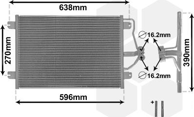 Van Wezel 43005256 - Lauhdutin, ilmastointilaite inparts.fi