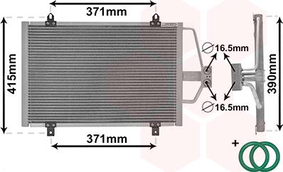 Van Wezel 43005201 - Lauhdutin, ilmastointilaite inparts.fi