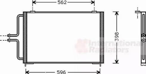 Van Wezel 43005236 - Lauhdutin, ilmastointilaite inparts.fi