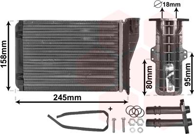 Van Wezel 43006249 - Lämmityslaitteen kenno inparts.fi