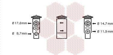 Van Wezel 43001334 - Paisuntaventtiili, ilmastointilaite inparts.fi