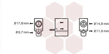 Van Wezel 43001333 - Paisuntaventtiili, ilmastointilaite inparts.fi