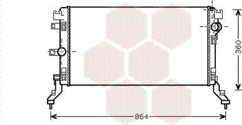 Van Wezel 43002418 - Jäähdytin,moottorin jäähdytys inparts.fi