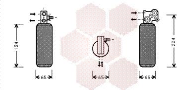 Van Wezel 4300D254 - Kuivain, ilmastointilaite inparts.fi