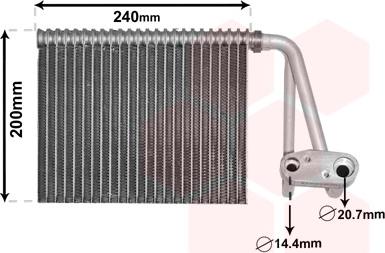 Van Wezel 4300V566 - Höyrystin, ilmastointilaite inparts.fi