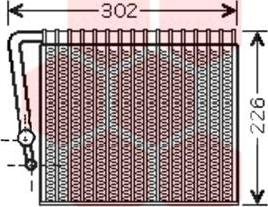 Van Wezel 4300V356 - Höyrystin, ilmastointilaite inparts.fi