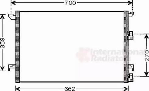 Van Wezel 47005058 - Lauhdutin, ilmastointilaite inparts.fi