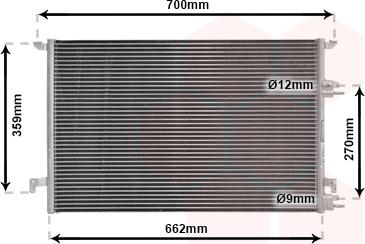 Van Wezel 47005060 - Lauhdutin, ilmastointilaite inparts.fi