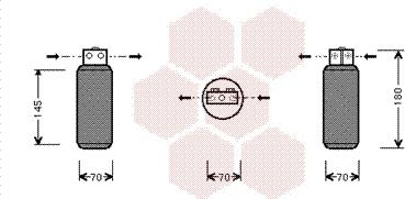 Van Wezel 4700D042 - Kuivain, ilmastointilaite inparts.fi