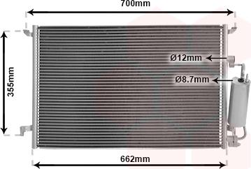 Van Wezel 47015058 - Lauhdutin, ilmastointilaite inparts.fi