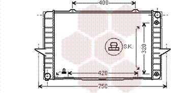 Van Wezel 59002092 - Jäähdytin,moottorin jäähdytys inparts.fi