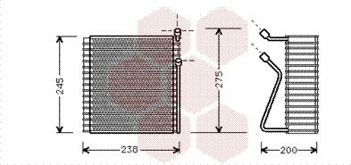 Van Wezel 5900V091 - Höyrystin, ilmastointilaite inparts.fi