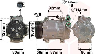 Van Wezel 5901K704 - Kompressori, ilmastointilaite inparts.fi