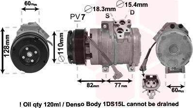 Van Wezel 5100K101 - Kompressori, ilmastointilaite inparts.fi