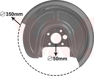 Van Wezel 5892373 - Jarrukilpi inparts.fi