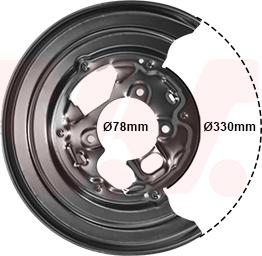 Van Wezel 5862373 - Jarrukilpi inparts.fi