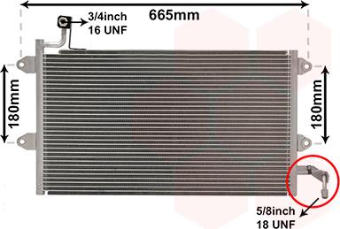 Van Wezel 58005143 - Lauhdutin, ilmastointilaite inparts.fi