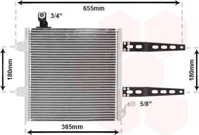 Van Wezel 58005150 - Lauhdutin, ilmastointilaite inparts.fi