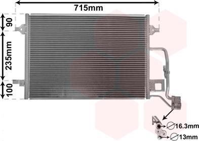 Van Wezel 58005189 - Lauhdutin, ilmastointilaite inparts.fi