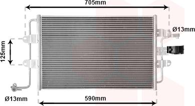 Van Wezel 58005176 - Lauhdutin, ilmastointilaite inparts.fi